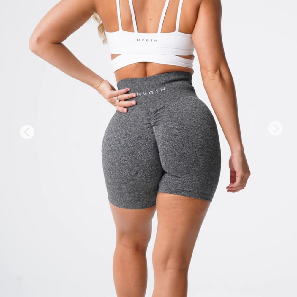 NVGTN Black Speckled Shorts